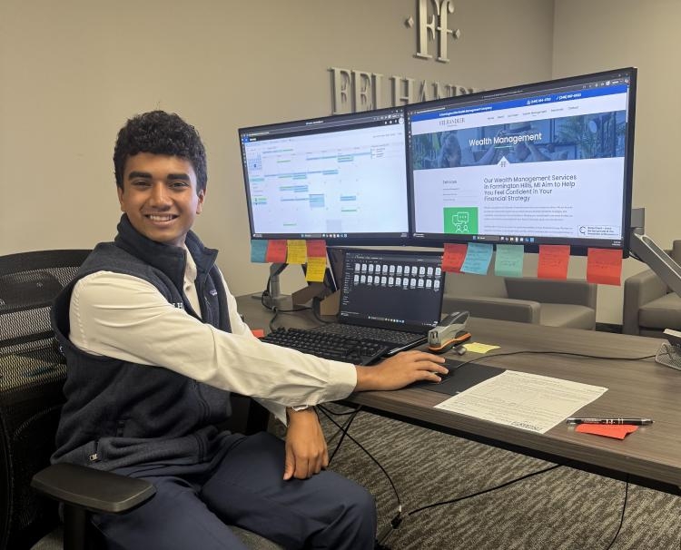 Neel Kamath is currently a senior at West Bloomfield High-School. Neel is passionate about engineering and business and hopes to major in both when applying this fall to colleges. Neel also loves to play tennis and is captain for the WB varsity team. Neel has competed in DECA for the past few years and currently serves as a board member for the WBHS DECA Chapter. Excited to broaden his horizons and learn more about finance Neel is excited to be working for Craig Felhandler and help him to assist and serve his clients.